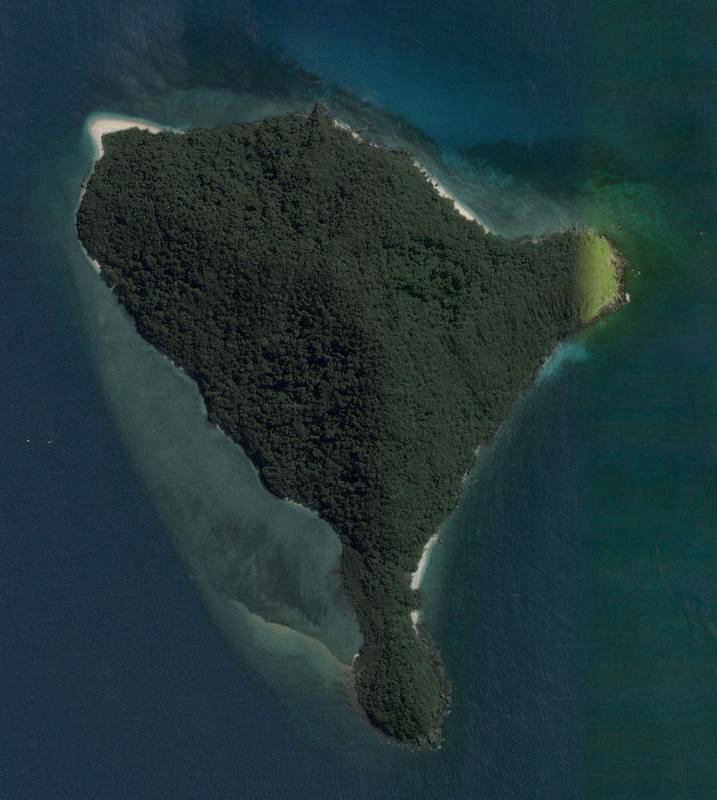High Island со спутника